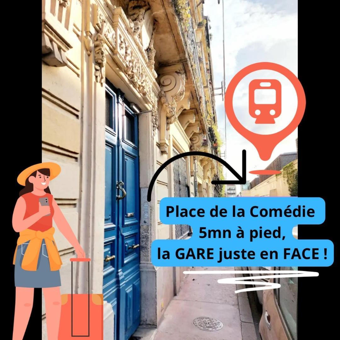 Appart L'Echappee Belle, Centre Historique, Gare Montpellier Exterior foto